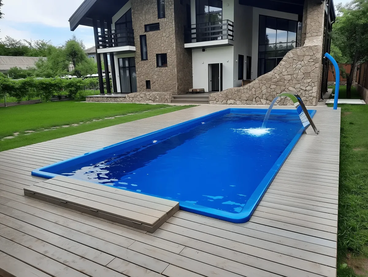 Композитный бассейн Laguna 9 — вид сверху в Ханты-Мансийске